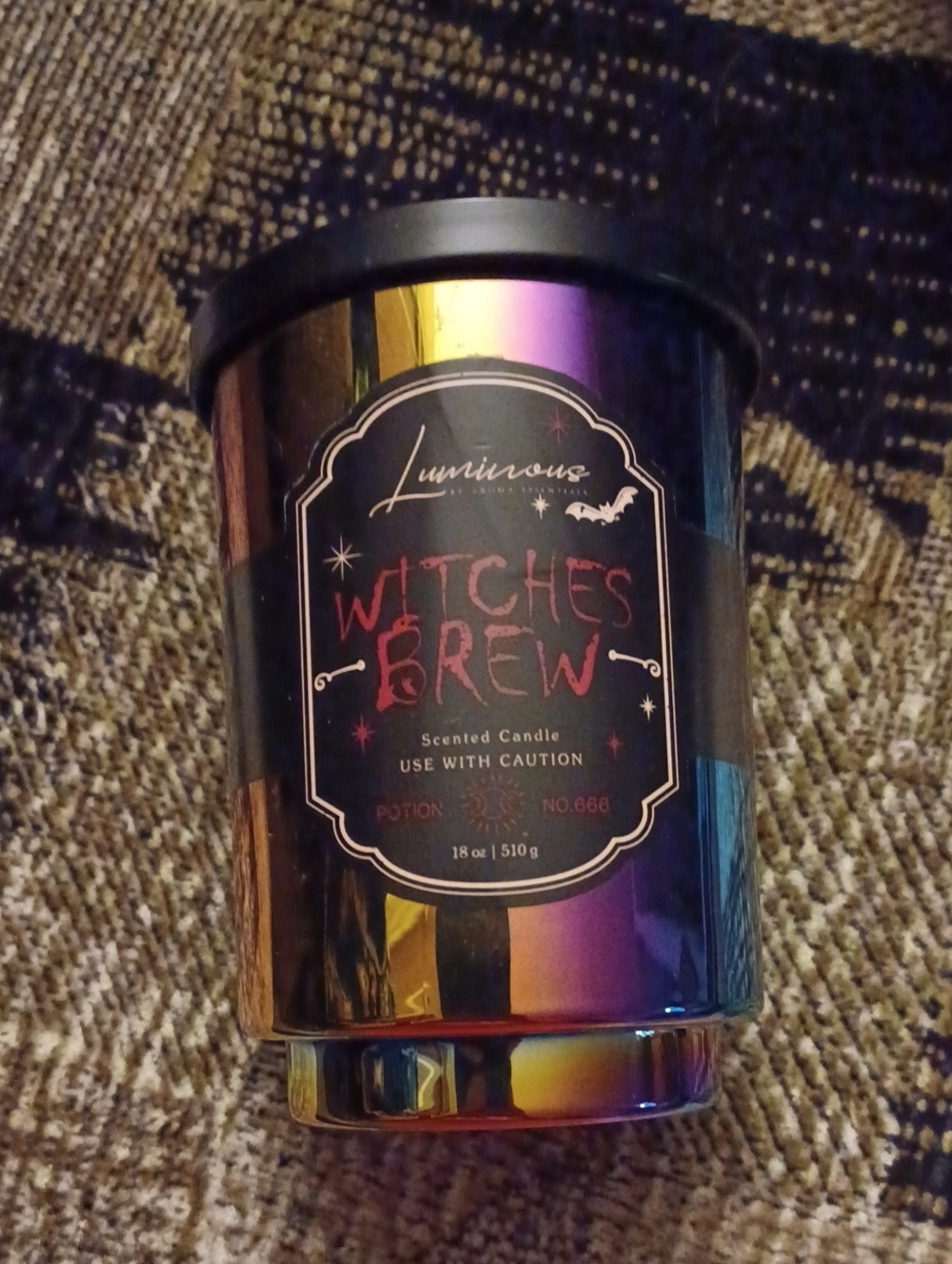 4/$80 Witches Brew Scented Candle - Pre-lit
